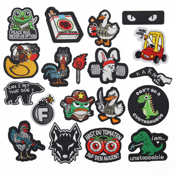 Wholesale Duck Goose Tactical Velcro Armband Epaulet Animal Patches