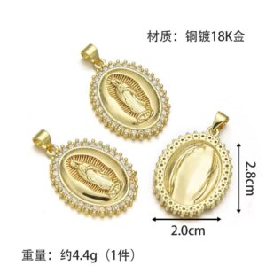 Gold single pendant