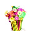 Bulk Floral Design Gel Ink Pens, Assorted Color Flower Shaped Neutral Writing Pens, Student Office Stationery Wholesale Supplies