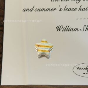 Silk Golden Stars - Lines