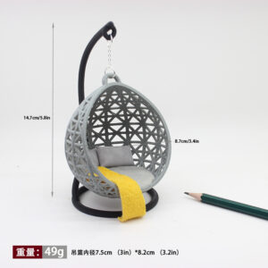 【1:12】hanging basket chair