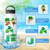 Wholesale 50pcs St. Patrick's Theme Clover Hat Party Waterproof Vinyl Stickers