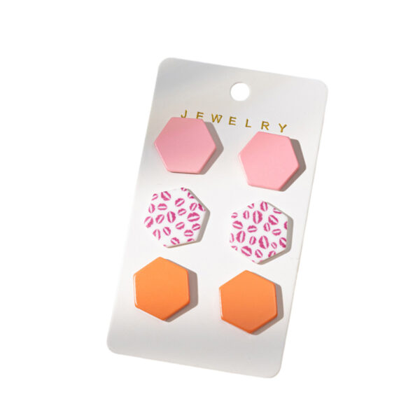 Wholesale design leopard acrylic earrings