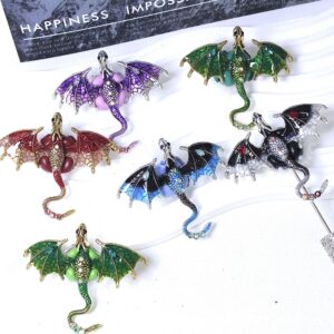 O1CN01BDD6V51iSkVdN4QuP_2220041874412-0-cib Wholesale 10pcs Enamel clay inlaid with diamond dragon animal beads