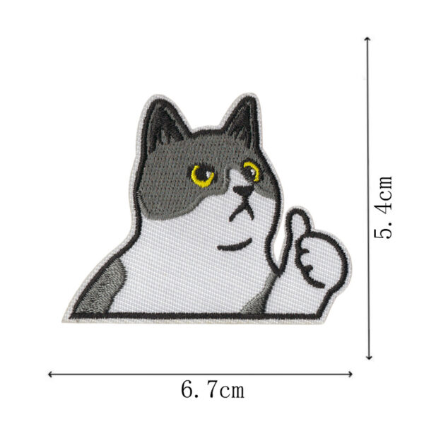 O1CN01BG88m71C3UxCF8nda_2893910025-0-cib Wholesale Fun Badge Duck Goose Cat Graphic Cloth DIY Patches