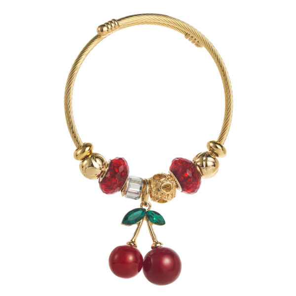 O1CN01BHB9px2LDsgjdcGsY_2206398079659-0-cib Wholesale Butterfly Cherry Strawberry Elephant Adjustable Stainless Steel Bracelet