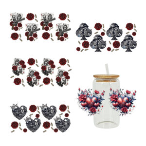 Wholesale UV Transfer Paste Glass Crystal Label Crystal Paste 16OZ UV DTF WRAPS