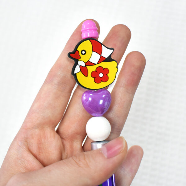 O1CN01BLa52R1FAm9GZlLpD_2202392830447-0-cib Wholesale Cartoon Little Yellow Duck Series Bead Pen Beads Loose Beads PVC Soft Rubber