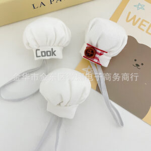 Wholesale Plush Doll Chef Hat 10cm Cotton Doll Hat