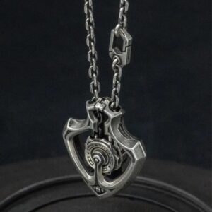 Wholesale Cool mechanical movable pendant necklace