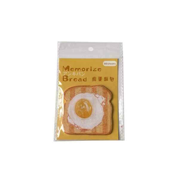 Wholesale Cute cartoon simulation toast Sticky Note