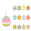 Wholesale Easter Colorful Egg Acrylic Festival Earrings
