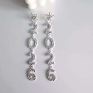 Snowflake 2026 white diamond silver / Silver plated