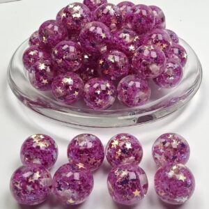 D7 / 16mm resin built-in five-pointed star ball
