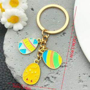 Ls266-easter egg keychain-10.2g [1 piece]