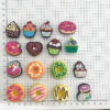 Wholesale Random 100pcs Product Donut Series Creative Focal Beads