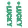 O1CN01BS0ukC1D7RyDChGei_2219082440169-0-cib Wholesale St. Patrick's Lucky Grass Green Earrings