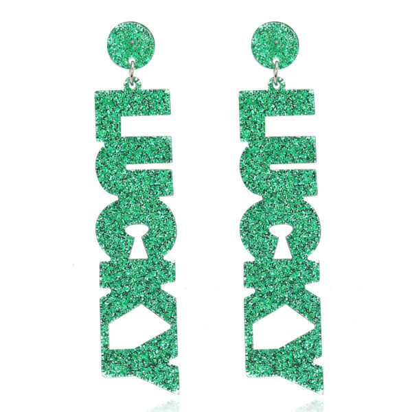O1CN01BS0ukC1D7RyDChGei_2219082440169-0-cib Wholesale St. Patrick's Lucky Grass Green Earrings