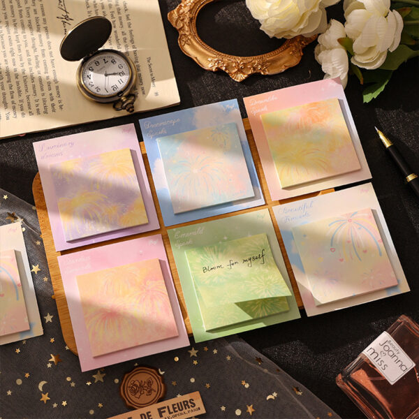 Wholesale Colorful Flame Sticky Notes