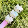 Wholesale 10pcs Colorful Cartoon Cat Head Bow Acrylic Beads OLY Exclusive
