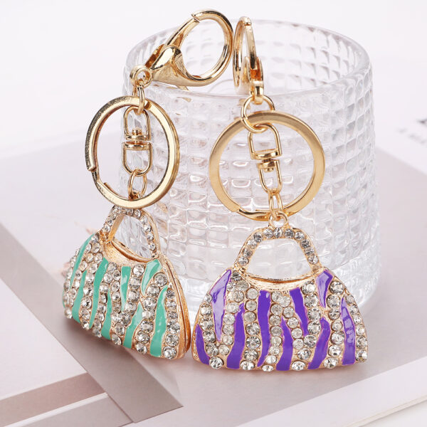 O1CN01BTRtim27Kq2lnGIMN_2218648477779-0-cib Wholesale Rhinestone Leopard Print Creative Bag Car Keychain
