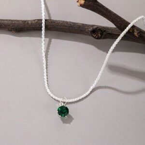 Silver green zirconium