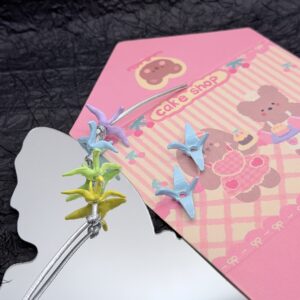 baby blue / 21.3*14.6mm, hole approximately 2.2mm.