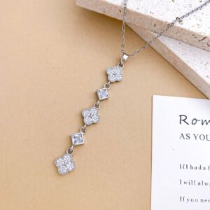 Xl5075 clover necklace silver