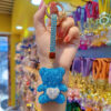 Wholesale Clay Diamond Bear Love Pendant Keychain