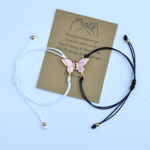 Pink (black rope + white rope)