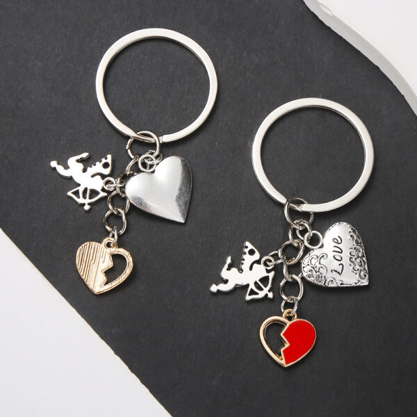 O1CN01BbbBSx2KpbcRcqAAA_2217654629606-0-cib Wholesale Valentine's Day Series Angel Love LOVE Keychain