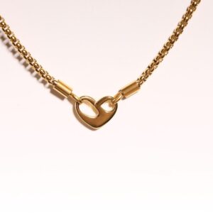 Glossy surface (golden heart)