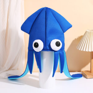 Customized blue octopus hat / All yards