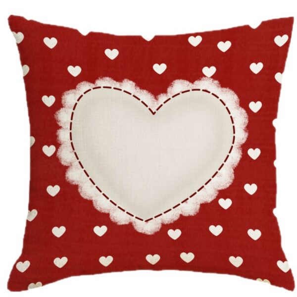 Wholesale Valentine's Day Pillow Cover Red Heart Set Seat Cushion