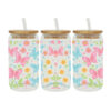 Wholesale Colorful Cartoon Butterfly 16oz Cup UV DTF Wraps
