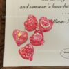 Wholesale 10pcs Embossed Watermelon Cat Heart Balloon Acrylic Beads