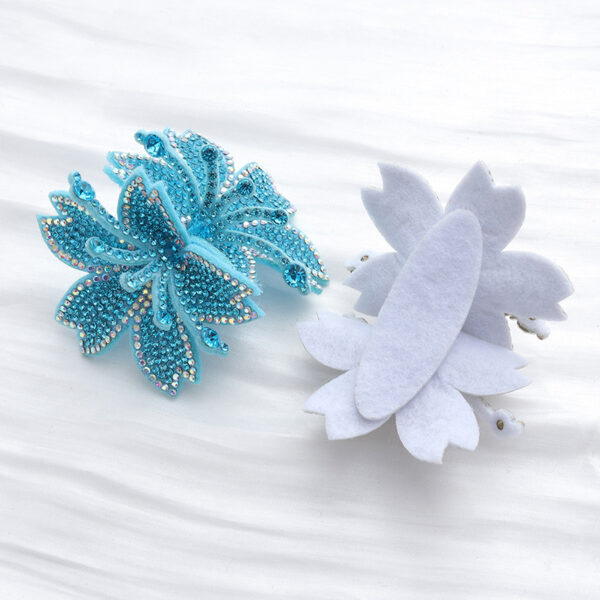 Wholesale Colorful rhinestone butterfly self stitching DIY Patches