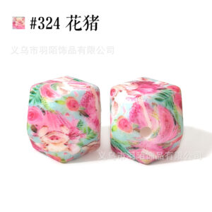 324# flower pig / 14mm