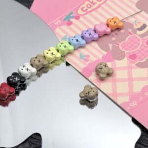 Milk Tea Brown / 8.1*7.9mm, hole approximately 1.8mm