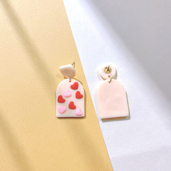 O1CN01BmJvJ32BSrCNjBIwz_2210951808338-0-cib Wholesale Heart shaped geometric soft clay earrings