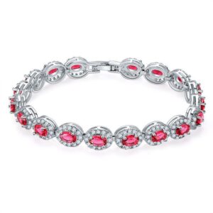 KSB00053 White Gold Red Diamond