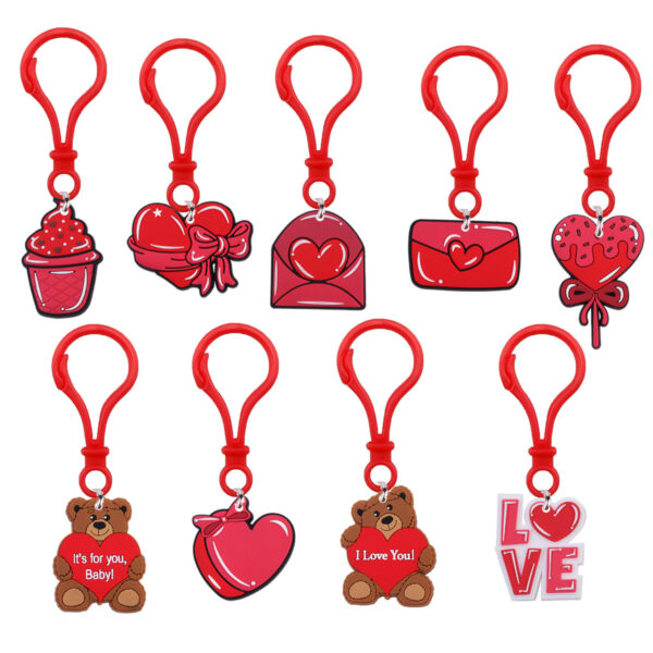 Wholesale Valentine's Day Love Plastic Keychain
