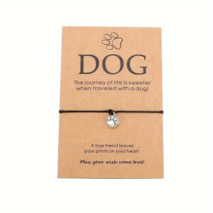 Braided rope + dog paw