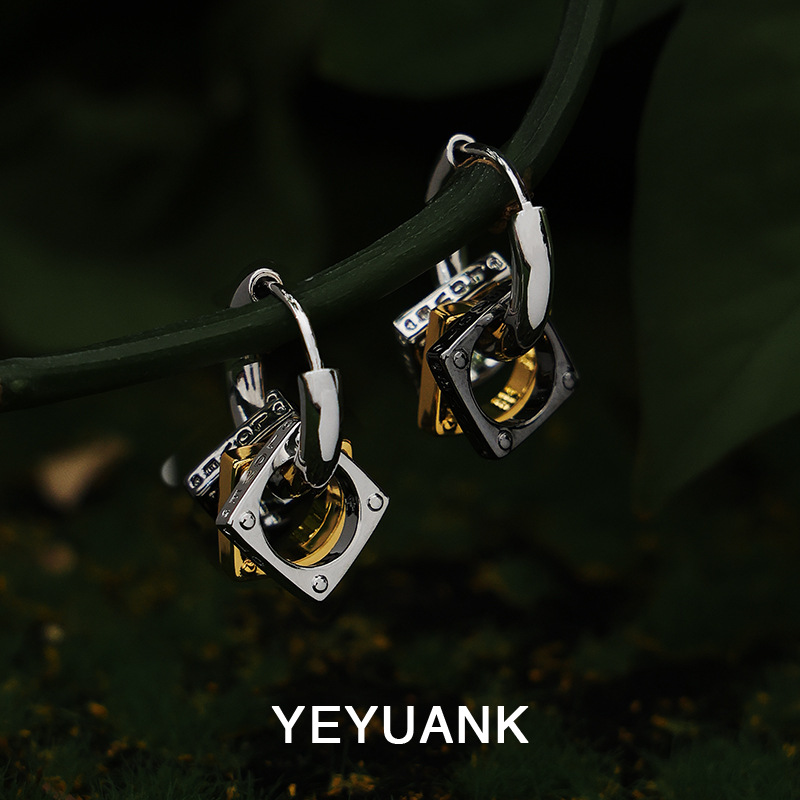 Wholesale Retro Trendy Cool Personality Design Sense Earrings