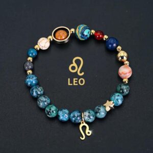 Leo - Blue Black Spotted Stone
