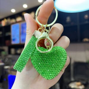 Full of diamond hearts (green) / 5*4.5