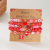 Wholesale Valentine's Day Red Love Soft Ceramic Bracelet