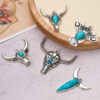 O1CN01ByljVt267GjN9sWwy_2215756907614-0-cib Wholesale Bohemian style turquoise diverse bull pendant