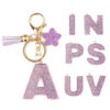 O1CN01BywWaA1IUPwKLSip3_2219851760896-0-cib Wholesale Sparkling wder 26 English Letter Resin Keychain