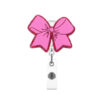 Wholesale acrylic badge scroll for nurses and doctors, glittery fun ID badges, retractable badges, easy-pull buckles